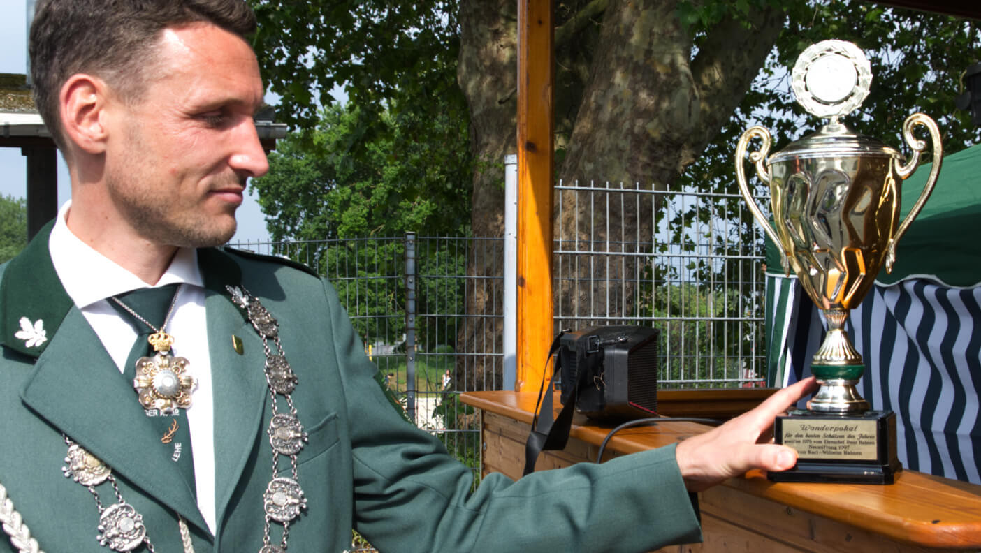 Seit 1979 ist der Peter-Hahnen-Pokal der Wanderpokal „für den besten Schützen des Jahres“ und entsprechend heißbegehrt.